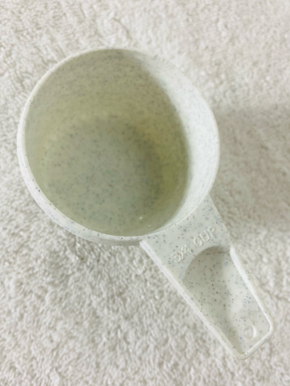 5/$35 Vintage Tupperware Speckled 3/4 Cup Measuring Scoop Replacement Piece